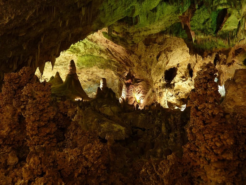 Cave Stalactites and Stalagmites